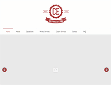 Tablet Screenshot of californiaetching.com